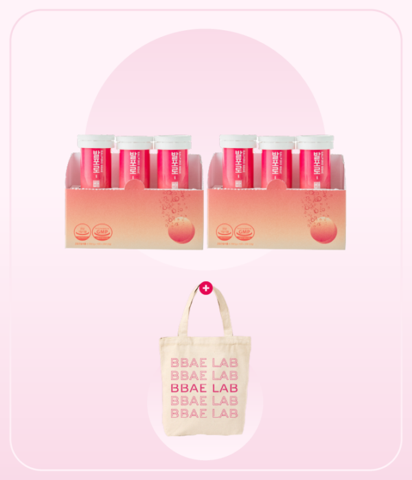 Combo 2 hộp viên sủi hỗ trợ chuyển hóa chất béo Balporo BBae tặng kèm túi Tote BBae Lab